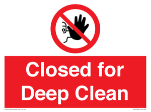 Closed for Deep Clean